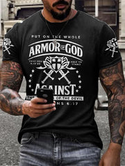 Men's Armer of God Printed T-shirt