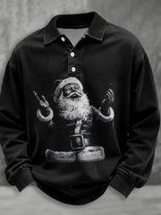 Men's Retro Christmas Vintage Santa T-Shirt