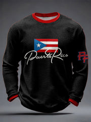 Men's Puerto Rico Printed Waffle Tops