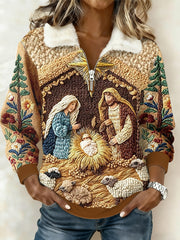 Women's Nativity Composite Fleece Hoodie