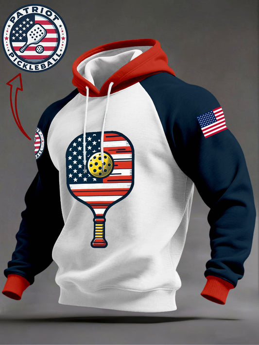 Men's Patriotic Pickleball Hoodies