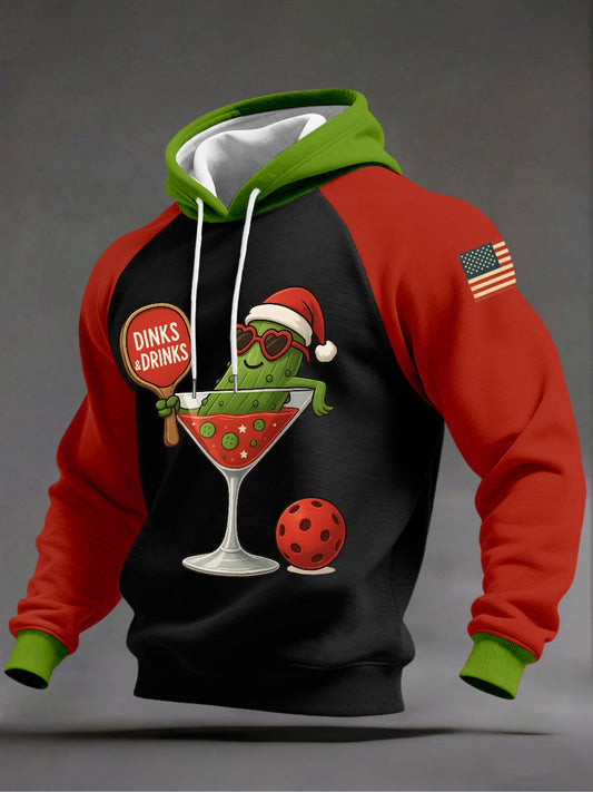 Men's Christmas Pickleball Hoodies