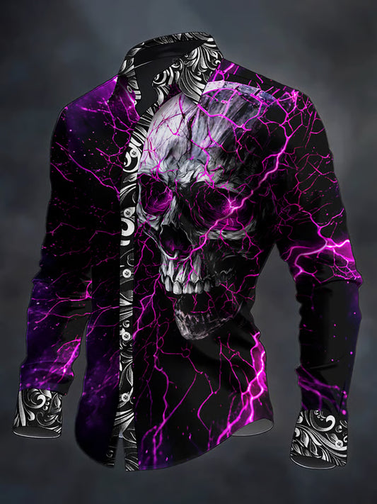 Men's Gothic Dark Skull Shirt