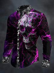 Men's Gothic Dark Skull Shirt