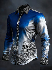 Men's Gothic Dark Skull Shirt