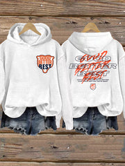 Women's Good Better Best Print Gift For Football Fans Gameday Casual Hoodie