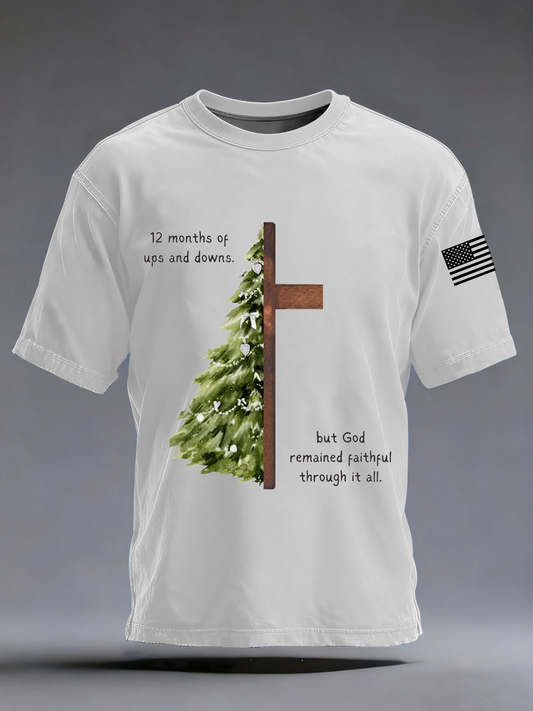 Men's 12 Month Of Ups And Downs Short-sleeved T-shirt