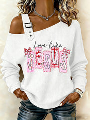 Women's Valentine's Day Love Like Jesus Tops