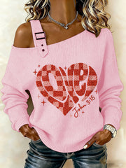 Women's Valentine's Day For God so Loved the World John 3:16  Tops