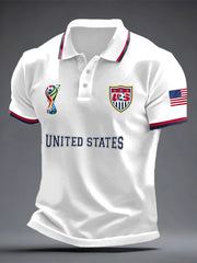 Men's USA Soccer Printed Shirt