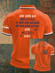 Men's Good Better Best Print Football Fans Gameday Casual Top