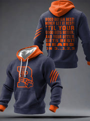 Men's Bears Best Football Lover Printed Hoodie