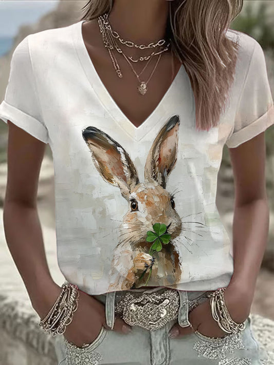 Women's St. Patrick's Day Printed Casual T-Shirt