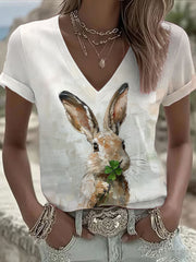Women's St. Patrick's Day Printed Casual T-Shirt