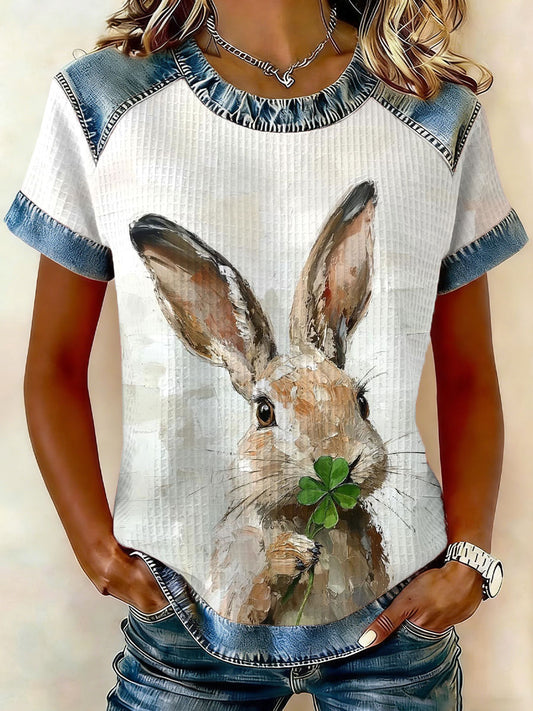Women's St. Patrick's Day Printed Casual T-Shirt