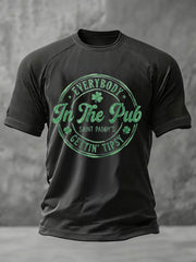 Men's St. Patrick's Day Printed Casual T-Shirt