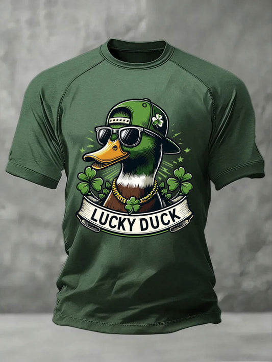 Men's St. Patrick's Day Printed Casual T-Shirt