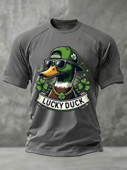 Men's St. Patrick's Day Printed Casual T-Shirt