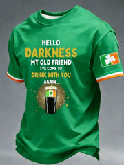 Men's Hello Darkness My Old Friend  T-shirt