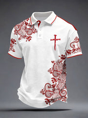 Men's Christian Nail Cross Faith Tops