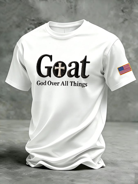 Men's Goat God All Things Short-sleeved T-shirt