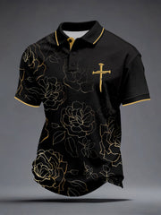 Men's Christian Nail Cross Faith Tops