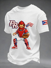Men's Puerto Rico Baseball Waffle Short Sleeve