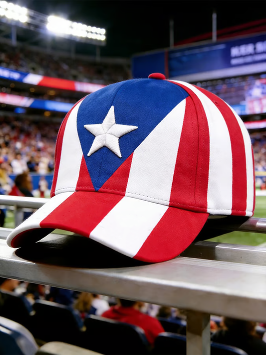 Unisex Puerto Rico Print  Hat