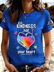 Women's Autism Acceptance Crew Neck T-shirt