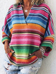Women's Mexican Cinco de Mayo Cotton and Linen Top