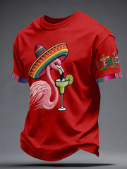 Men's Mexico Art Cinco De Mayo Printed T-shirt