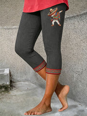 Women's Cinco de Mayo Print Casual Leggings
