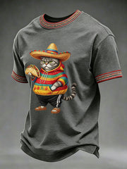 Men's Cinco de Mayo Printed Casual T-Shirt