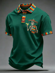 Men's Cinco de Mayo Print Casual Shirt