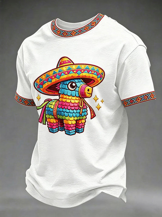 Men's Cinco de Mayo Printed Casual T-Shirt