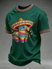 Men's Cinco de Mayo Printed Casual T-Shirt