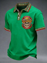 Men's Cinco De Mayo Print Short-Sleeve Top
