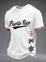 Men's Puerto Rico Printed short sleeves t-shirt