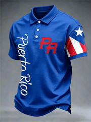 Men's Puerto Rico Printed short sleeves t-shirt