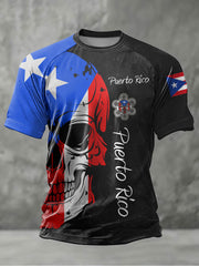 Men's Puerto Rico Printed short sleeve t-shirt