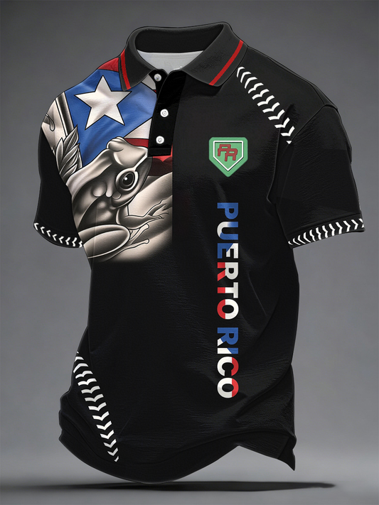 Men's Puerto Rico Printed polo shirt