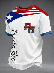 Men's Puerto Rico Printed short sleeves t-shirt
