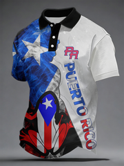 Men's Puerto Rico Printed polo shirt
