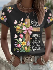 Women's Christian Print Tee