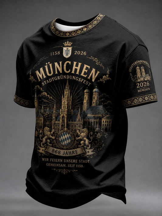 Men's Stadtgründungsfest Print T-shirt