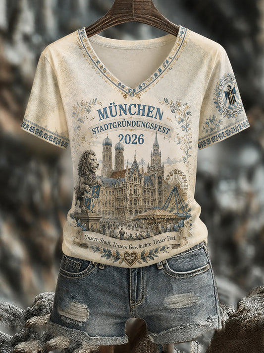 Women's Stadtgründungsfest Print T-shirt