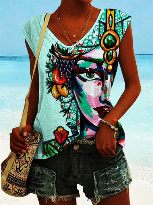 Women's Sicilia Teste Di Moro Vests