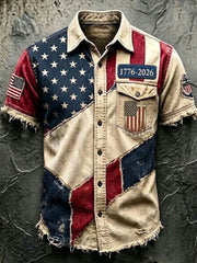 Men'S Anniversary National Print Shirt