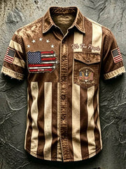 Men'S Anniversary National Faith Print Shirt