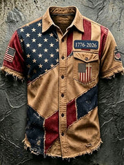 Men'S Anniversary National Print Shirt